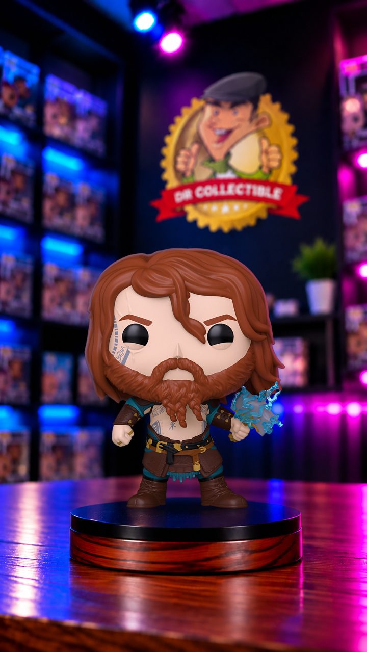 Thor figure in DrCollectible's themed studio scene