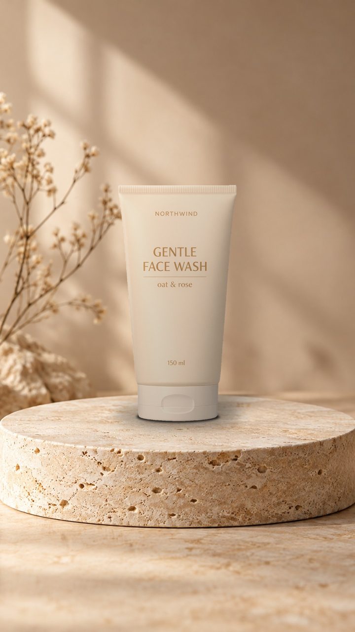 AI product video made with Launch Desk: Gentle face wash